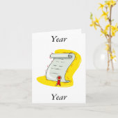 Carte Diplôme (Fleur jaune)