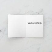 Carte Diplômé asiatique (Intérieur)