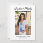 Carte Diplôme blanc 3 Classe photo 20XX (Devant)