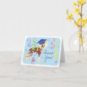 Carte Diplômé chinois en crête (Fleur jaune)