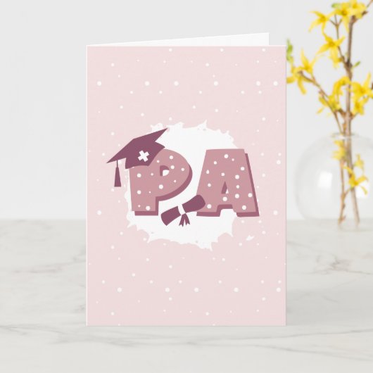 Carte Diplôme d'adjoint médical (Fleur jaune)