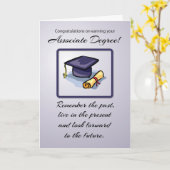 Carte Diplôme d'associé, Se souvenir du passé (Fleur jaune)