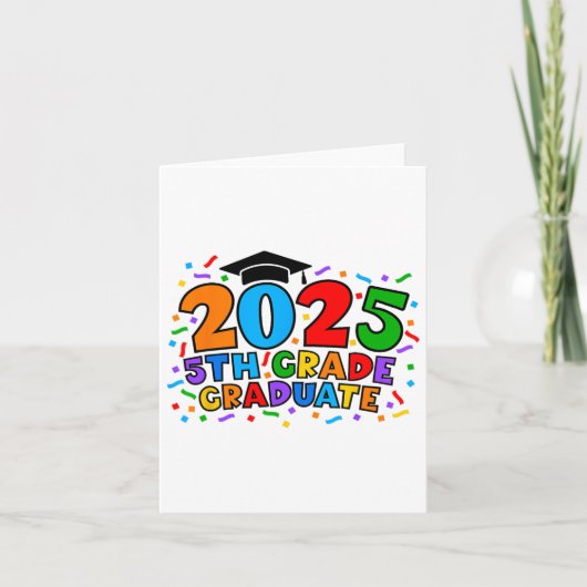 Carte Diplômé de 5e année 2025 Cl de 202 (Devant)