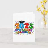 Carte Diplômé de 5e année 2025 Cl de 202 (Fleur jaune)