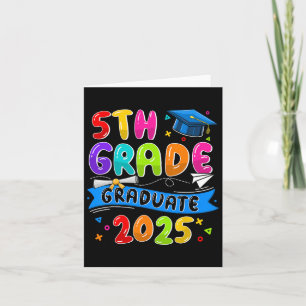 Carte Diplômé de 5e année 5e grade Cl de grade de 2025 G