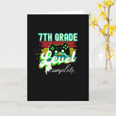 Carte Diplôme de 6e année de gamer (Fleur jaune)