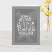 Carte Diplôme de 8e année avec conception d'ardoise (Fleur jaune)