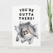 Carte Diplôme de baseball 2024 (Devant)