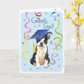 Carte Diplômé de Boston (Fleur jaune)