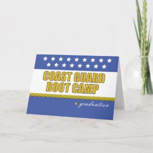 Carte Diplôme de camp de démarrage de la Garde côtière