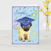 Carte Diplômé de carlin (Fleur jaune)