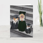 Carte Diplôme de chien drôle/mignon (Devant)