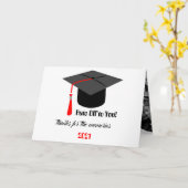 Carte Diplôme De Classe 2021 (Fleur jaune)