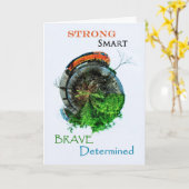 Carte Diplôme de destination (Fleur jaune)