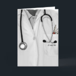 Carte Diplôme de doctorat Médicale<br><div class="desc">carte de félicitations pour les diplômés de l'école Médicale avec un design amusant sur le thème médical. Pour personnaliser la modification du texte pour ajouter un nom.</div>