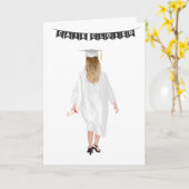 Carte Diplôme de droit chic personnalisé (Fleur jaune)