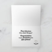 Carte Diplôme de droit, Grand-fils, Humour (Intérieur)