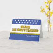 Carte Diplôme de formation du Corps de la Marine JAG (Fleur jaune)