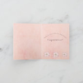 Carte Diplômé de la faculté de médecine Fleurs Tasse de  (Intérieur)