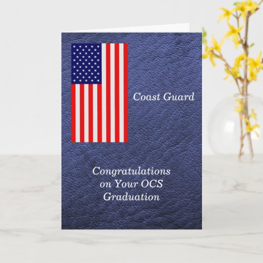 Carte Diplôme de la Garde côtière OCS (Fleur jaune)