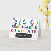 Carte Diplômé de la maternelle colorée (Fleur jaune)