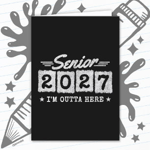 Carte Diplômé de la promotion 2027 Classe terminale de 2