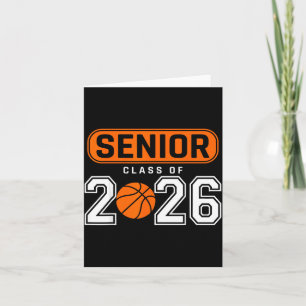 Carte Diplômé de la promotion senior 26 Basketball