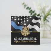 Carte Diplômé de l'École de police Agent de l'applicatio (Debout devant)