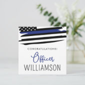 Carte Diplôme de l'École de police de police (Debout devant)