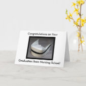 Carte Diplôme de l'école de soins infirmiers (Fleur jaune)