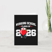 Carte Diplômé de l'école de soins infirmiers 2026 Diplôm (Devant)