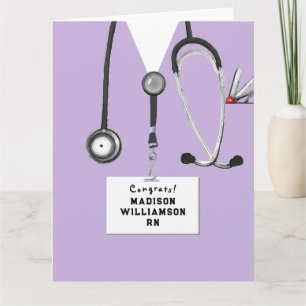 Carte Diplôme de l'école d'infirmières