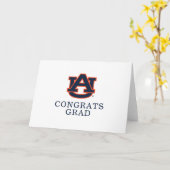 Carte Diplôme de l'Université d'Auburn | Auburn Tigers (Fleur jaune)