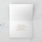 Carte Diplôme de master ! Félicitations diplômé CUSTOM  (Intérieur)