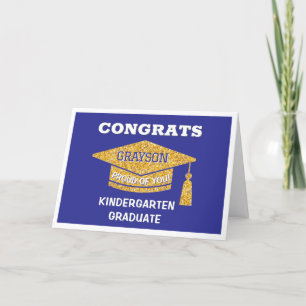 Carte Diplômé de maternelle Félicitations