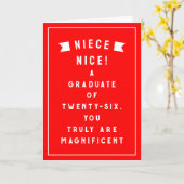 Carte Diplôme de nièce 2025 (Fleur jaune)