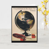 Carte Diplôme de niveau supérieur (Fleur jaune)