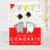 Carte Diplôme de vétérinaire (Fleur jaune)