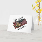 Carte Diplômé d'école de droit (Fleur jaune)