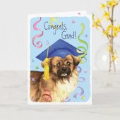 Carte Diplômé d'espagnol tibétain (Fleur jaune)