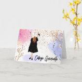 Carte Diplôme d'études collégiales (Fleur jaune)