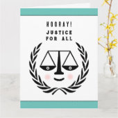 Carte Diplôme d'études de droit (Fleur jaune)