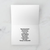 Carte Diplôme d'études secondaires (Intérieur)