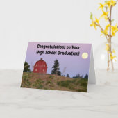 Carte Diplôme d'études secondaires (Fleur jaune)