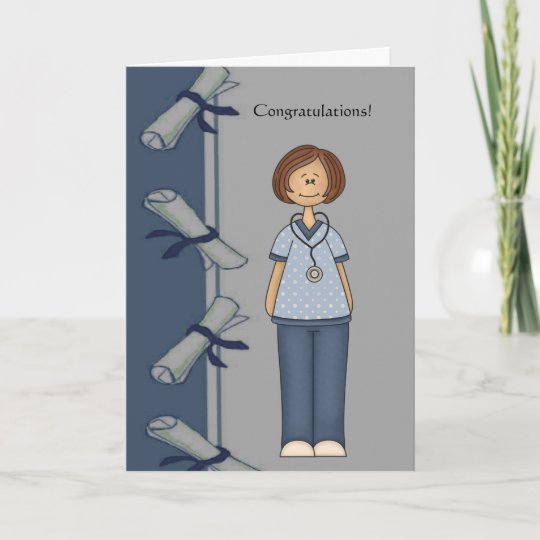 Carte Diplome D Infirmiere De Felicitations Personnalise Zazzle Be