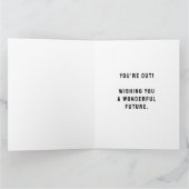 Carte Diplômé Drôle 2026 (Intérieur)