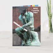 Carte Diplôme drôle de penseur (Devant)