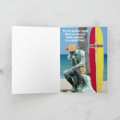 Carte Diplôme drôle de penseur (Intérieur)