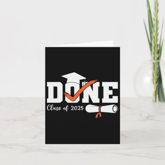 Carte Diplômé du lycée promotion 2025 (Devant)
