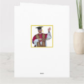 Carte Diplôme d'une école catholique drôle (Dos)